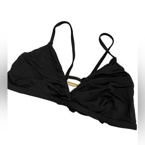 Beach Bunny Black Strap Bikini Top